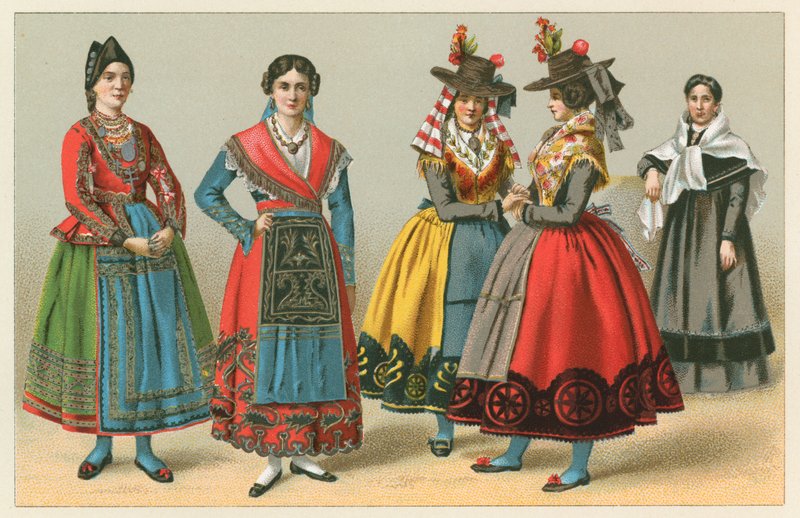Spanisches Kostüm von French School