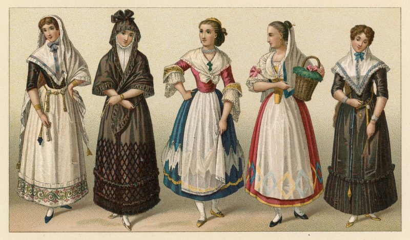 Spanien Kostüm von French School