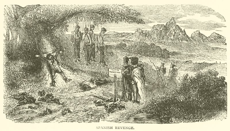 Spanische Rache (Gravur) von French School