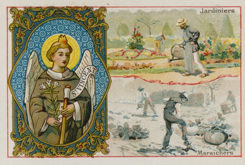 St. Vinzenz, Gärtner und Gemüseanbauer von French School