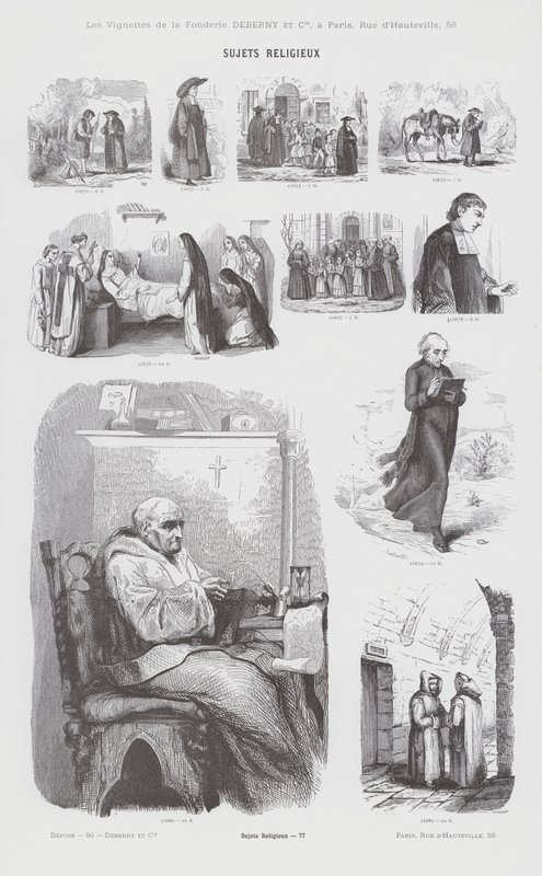 Religiöse Themen von French School