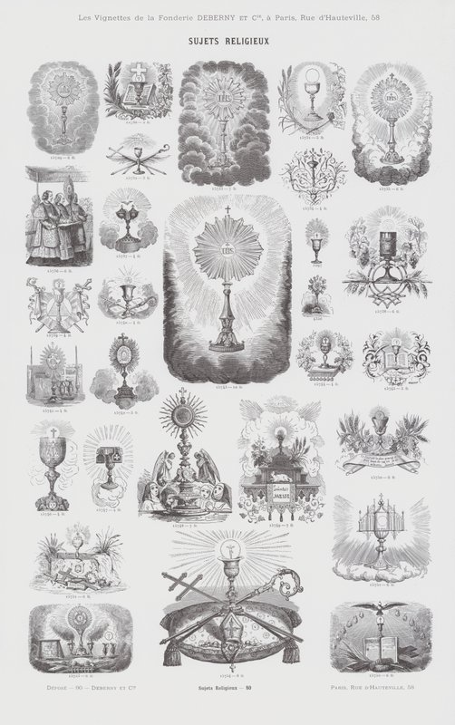 Religiöse Themen (Gravur) von French School