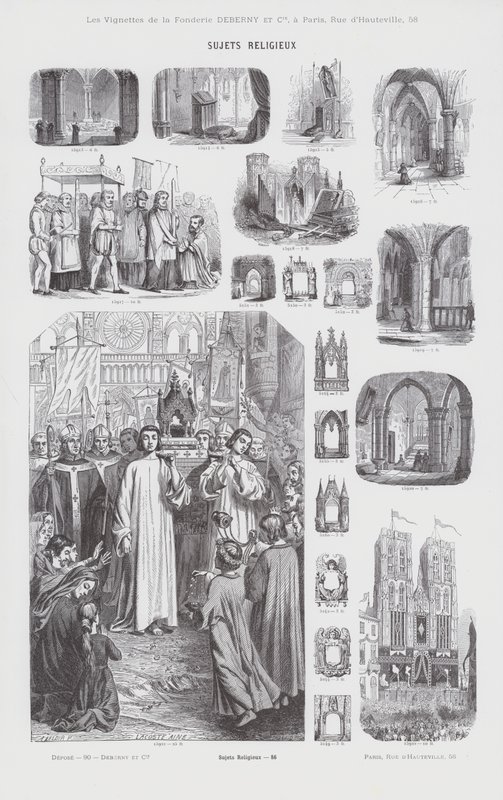Religiöse Themen (Gravur) von French School