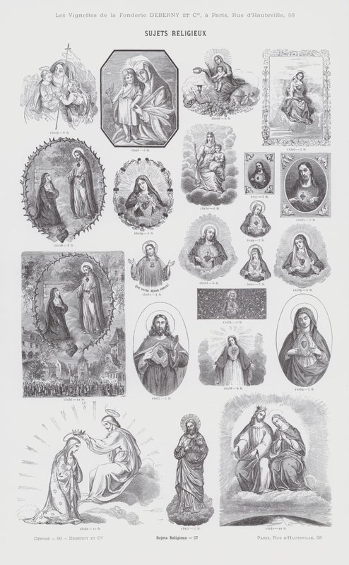 Religiöse Themen (Gravur) von French School
