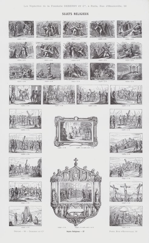 Religiöse Themen (Gravur) von French School