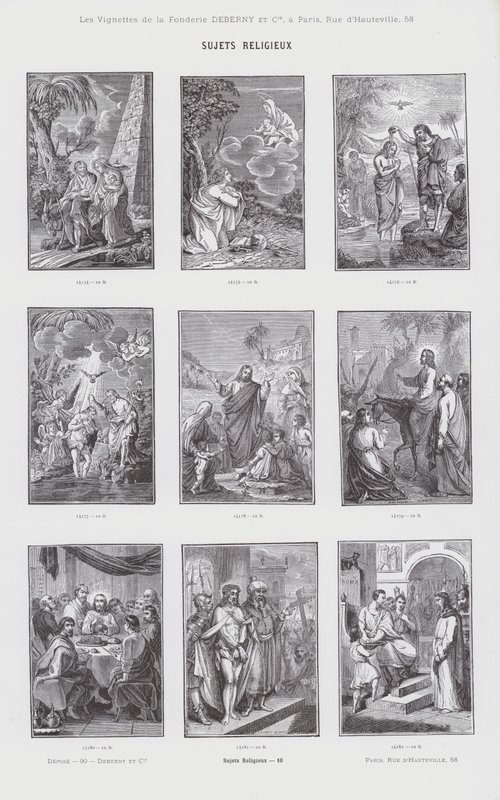 Religiöse Themen (Gravur) von French School
