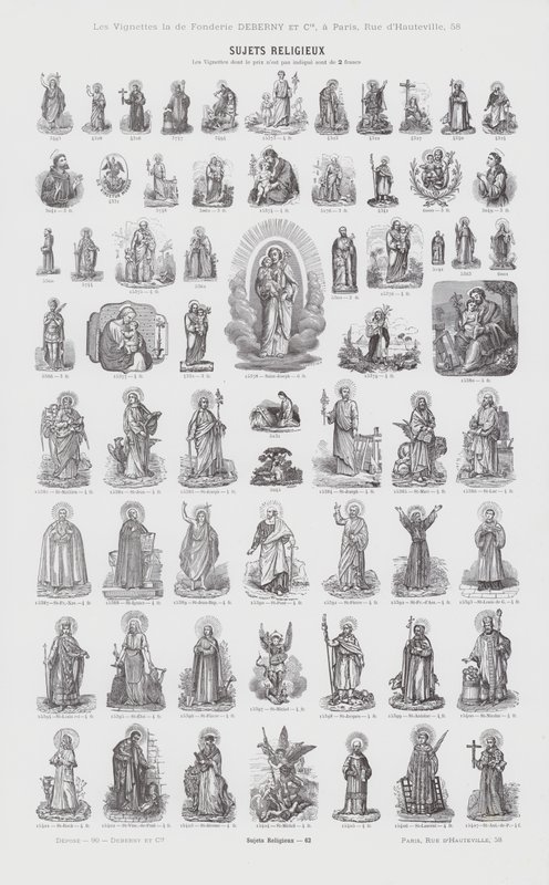 Religiöse Themen (Gravur) von French School