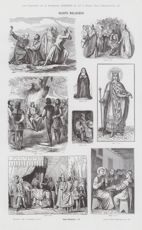 Religiöse Themen von French School