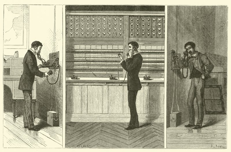 Telefonzentrale von French School