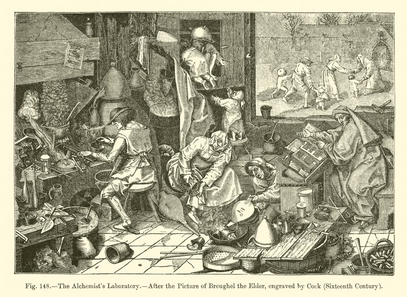 Das Labor des Alchemisten von French School