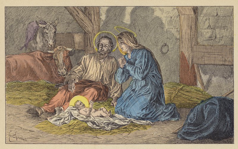 Die Geburt Jesu Christi von French School