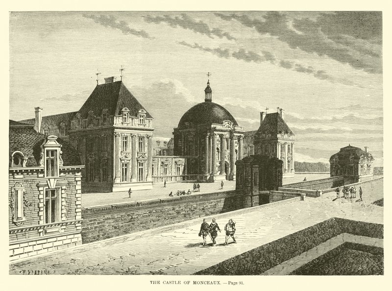Das Schloss von Monceaux von French School