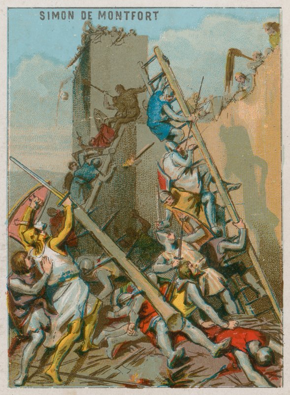 Der Tod von Simon de Montfort von French School