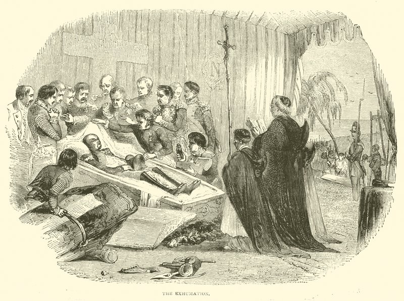 Die Exhumierung (Gravur) von French School