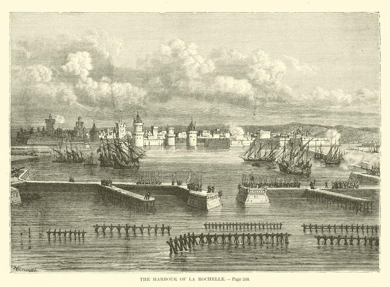 Der Hafen von La Rochelle von French School