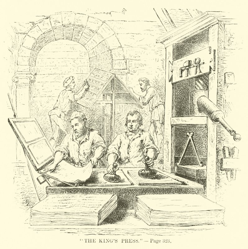 Die Druckerei des Königs von French School