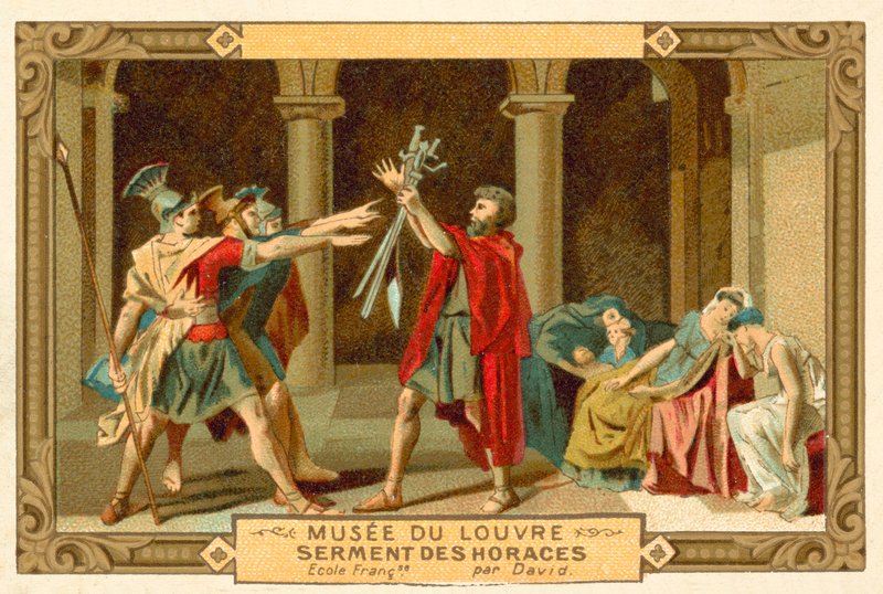 Der Schwur der Horatier von French School