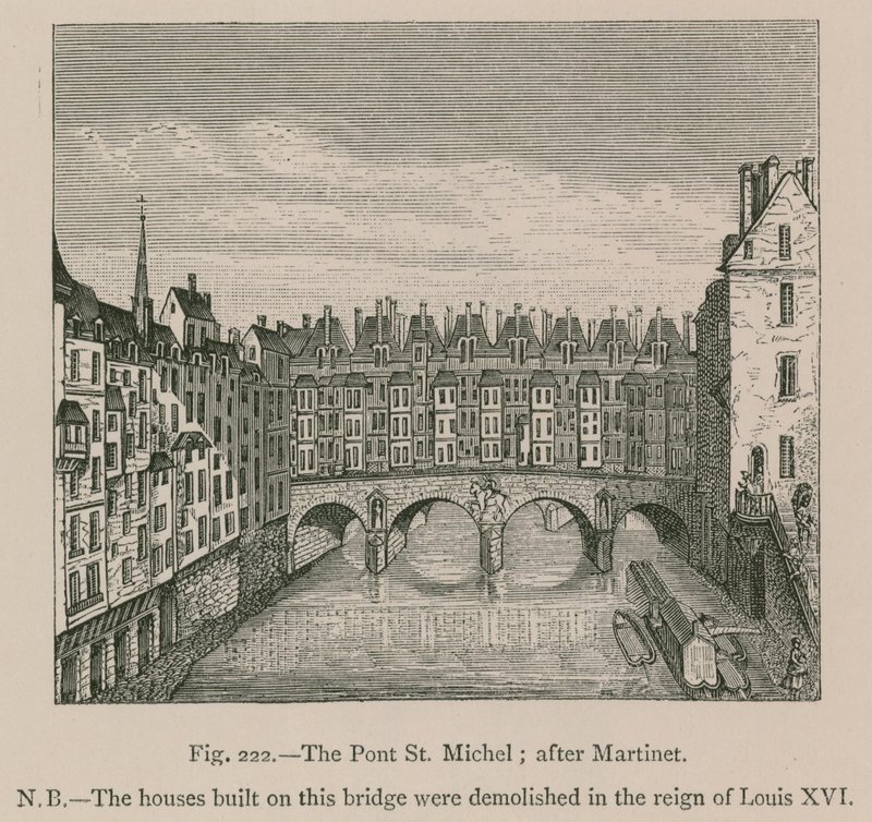 Die Pont St. Michel (nach Martinet) von French School