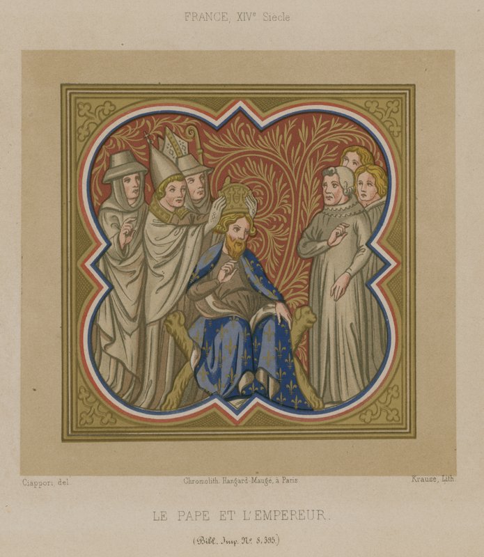 Der Papst und der Kaiser von French School