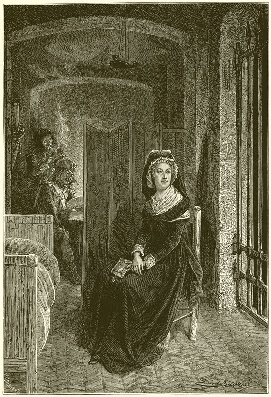 Die Königin in der Conciergerie von French School
