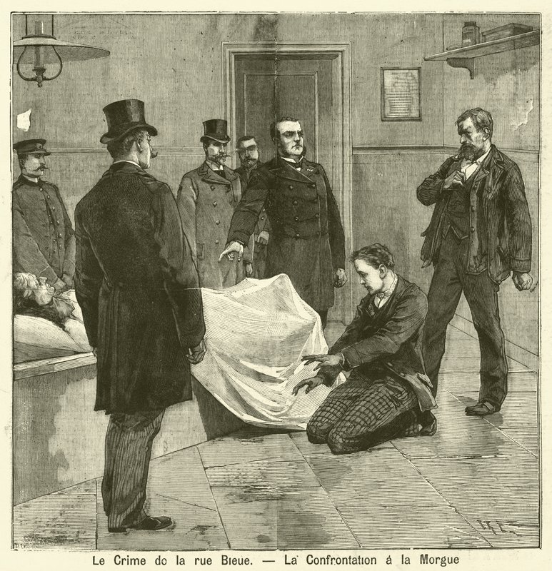 Der Mord in der Rue Bleue, Paris von French School
