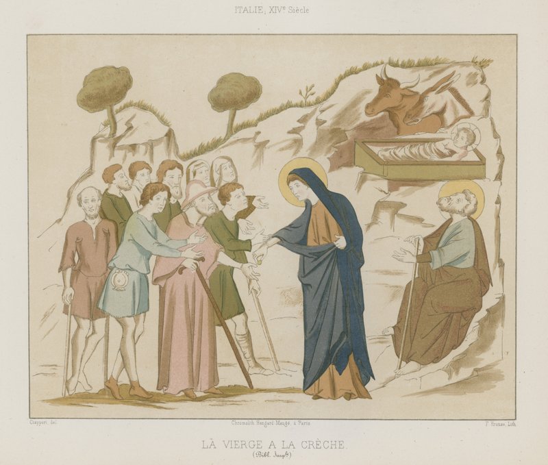 Die Jungfrau Maria mit dem Christkind von French School