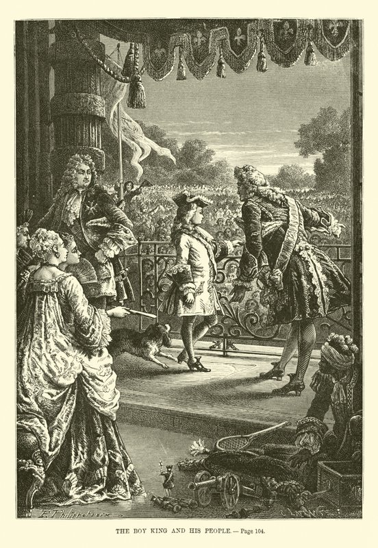 Der junge König und sein Volk von French School