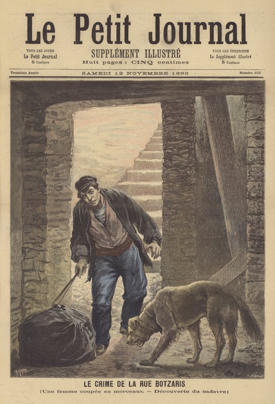 Das Verbrechen in der Rue Botzaris von French School