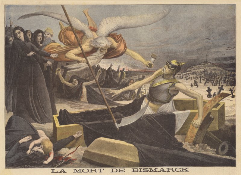 Der Tod von Bismarck von French School