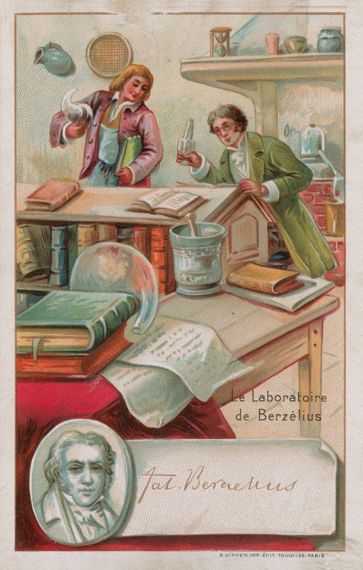 Das Labor von Berzelius von French School