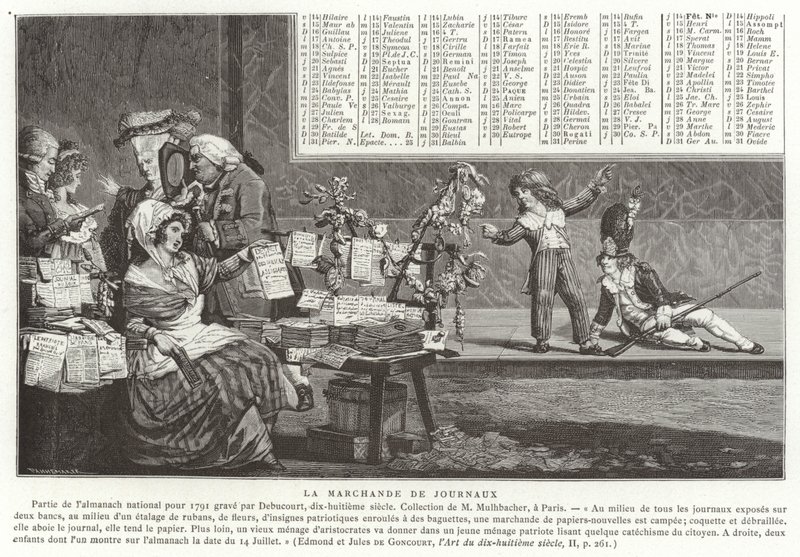 Der Zeitungsverkäufer von French School