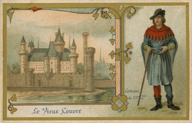 Das alte Louvre von French School