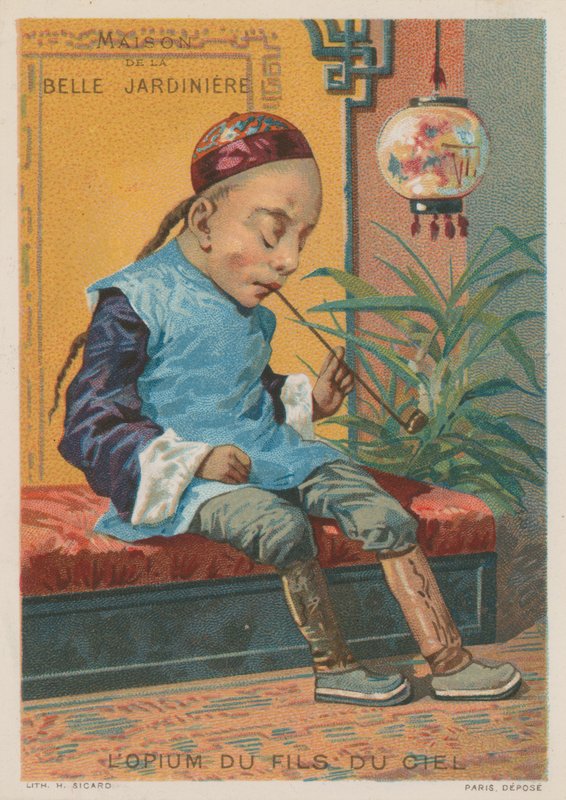 Das Opium des Himmelssohns von French School