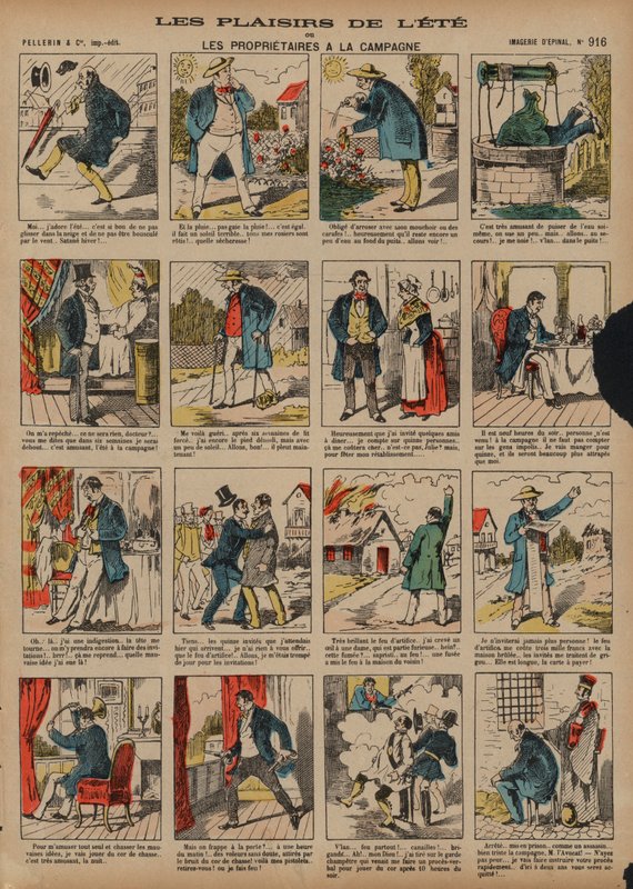 Die Freuden des Sommers von French School