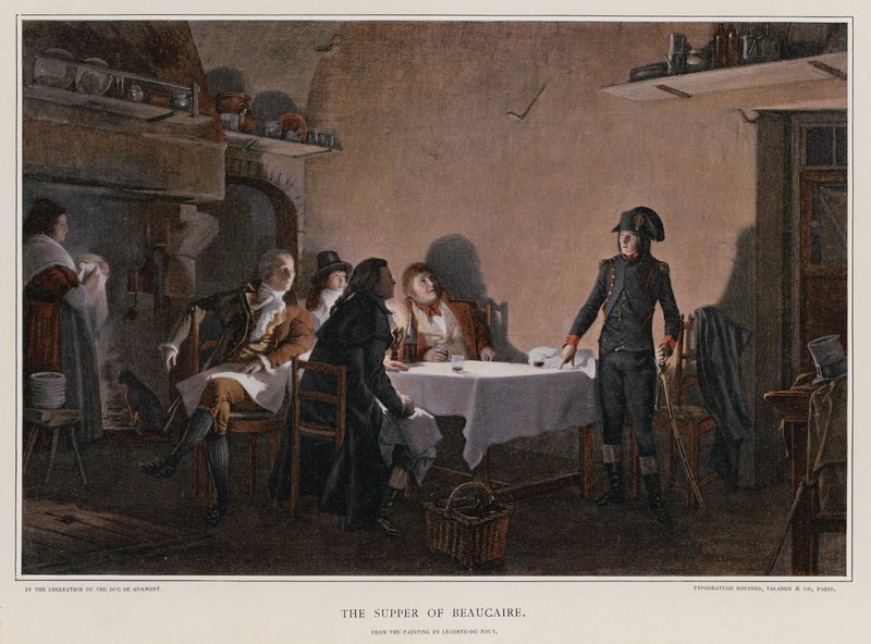 Das Abendessen von Beaucaire von French School