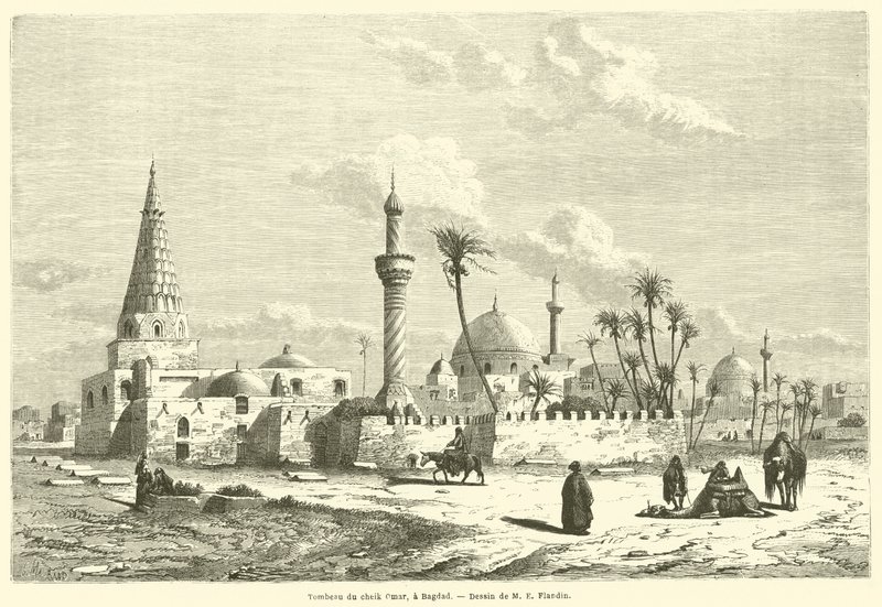 Grab des Scheich Omar in Bagdad von French School