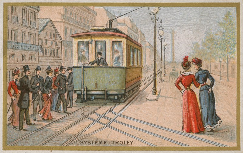 Straßenbahn von French School