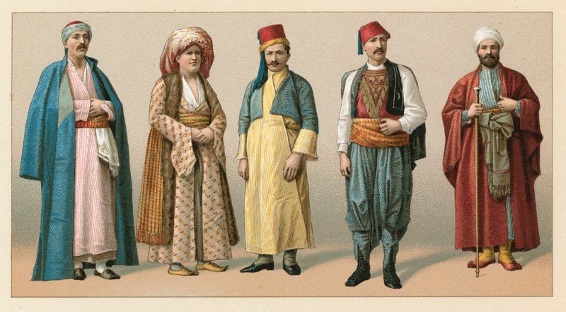Türkisches Kostüm von French School