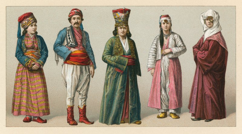 Türkisches Kostüm von French School