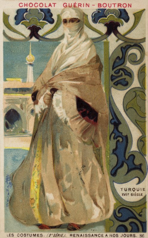 Türkisches Kostüm, 17. Jahrhundert von French School