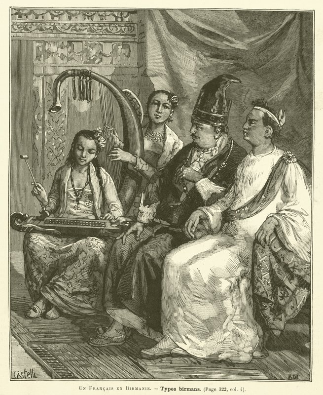 Ein Franzose in Birma (Stich) von French School