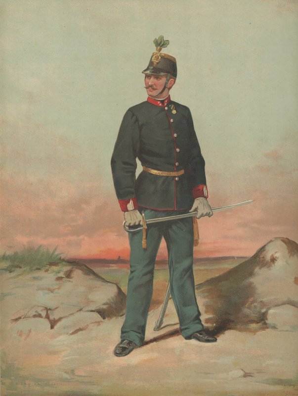 Unbekannter französischer Soldat von French School