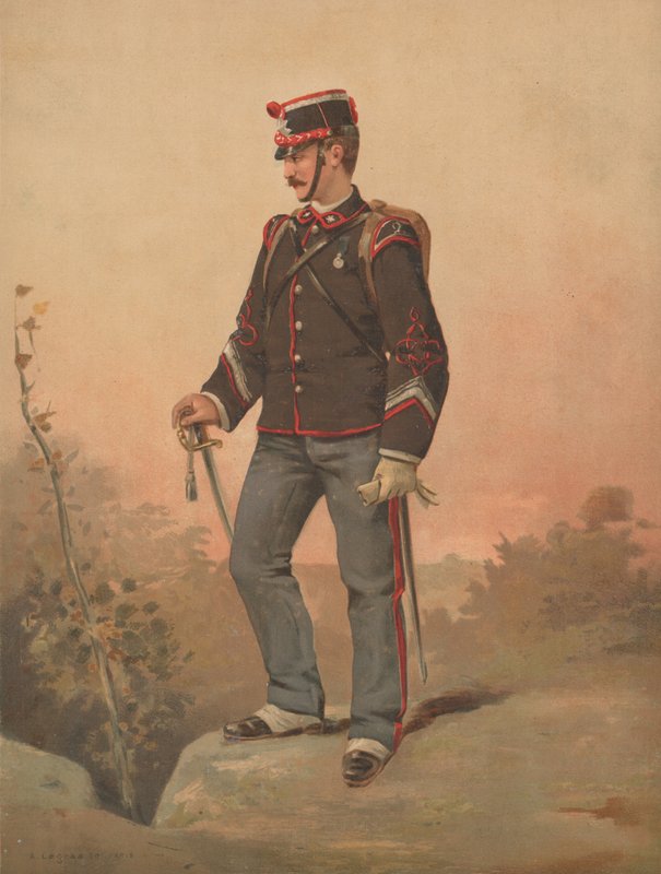 Unbekannter französischer Soldat von French School