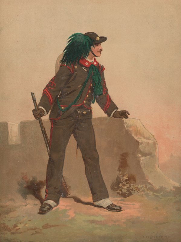 Unbekannter französischer Soldat von French School