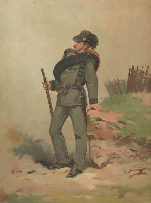 Unbekannter französischer Soldat von French School