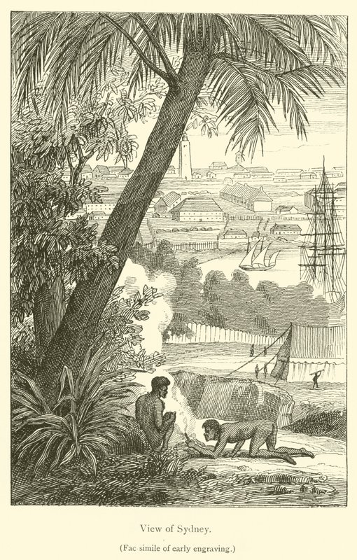 Ansicht von Sydney von French School