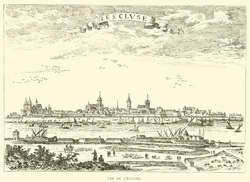 Ansicht von Ecluse von French School