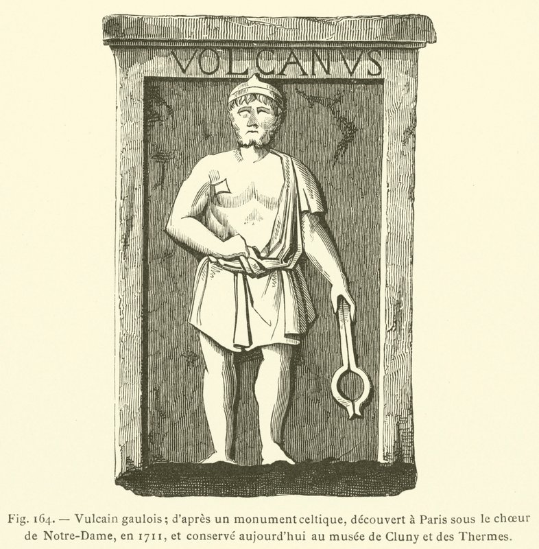 Gallischer Vulkan von French School