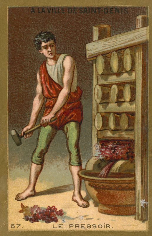 Weinpresse von French School