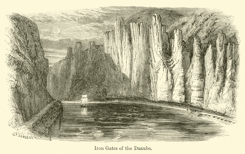 Eisernes Tor der Donau von G. F. Sargent